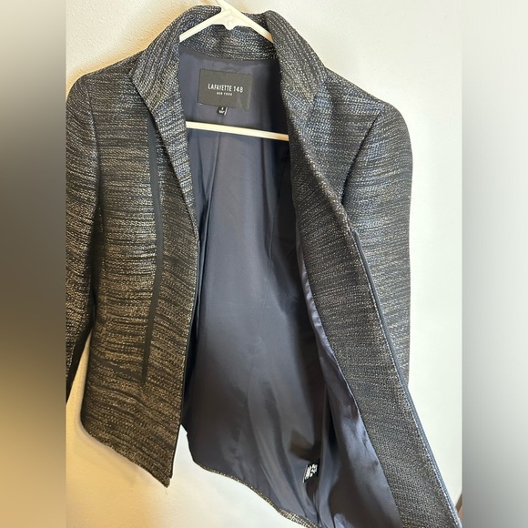 Lafayette 148 Mock-Neck Dress with matching jacket size 2 and size P - Picture 12 of 16